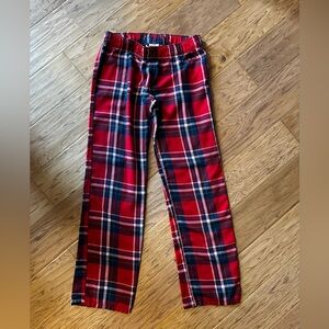 Abercrombie & Fitch Red Plaid Kids Jogger Pants